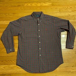 Ralph Lauren Classic Fit Long Sleeve Button Down Shirt Sz Large